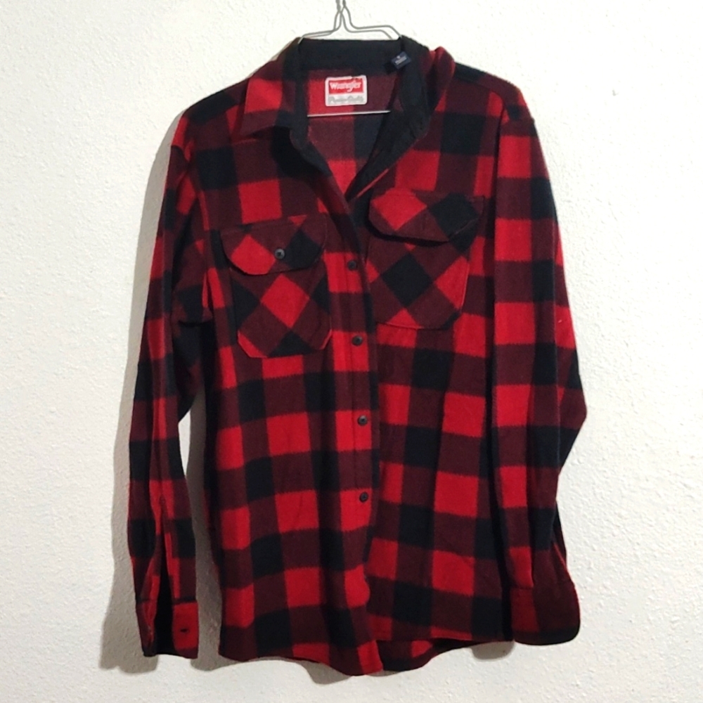 Small wrangler long sleeve winter dress shirt